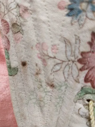 Justillo de algodón con estampado floral