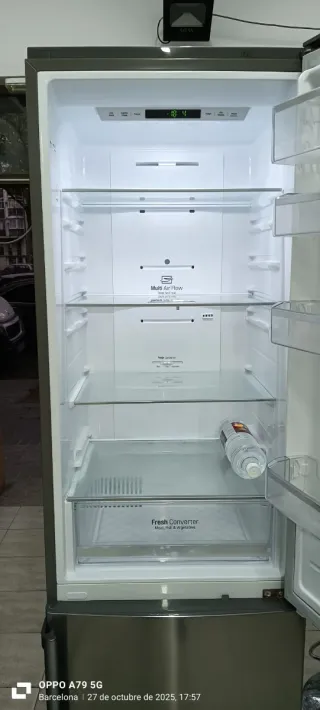 Nevera Combi LG Acero Inoxidable
No Frost A+++