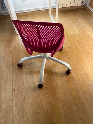 Silla de escritorio infantil rosa