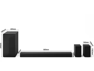 Barra de Sonido LG S60TR Negra 440W