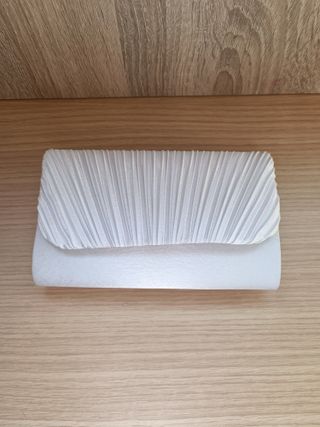 Cartera de fiesta blanca SHEIN