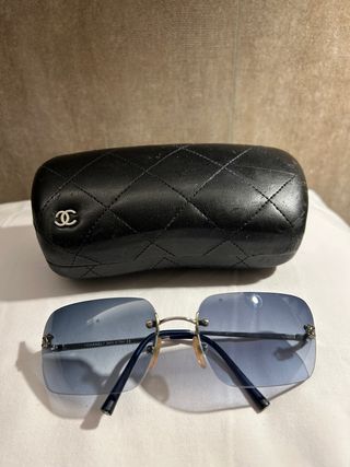 Gafas de sol Chanel degradado azul vintage