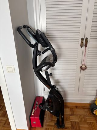 Bicicleta Estática Reclinada Negra