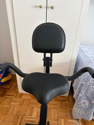 Bicicleta Estática Reclinada Negra