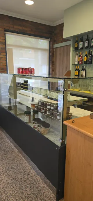 Vitrinas expositoras para cafetería/panadería 