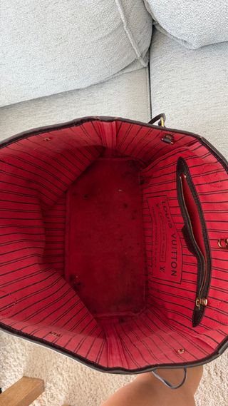 Bolso Louis Vuitton Marrón y Rojo