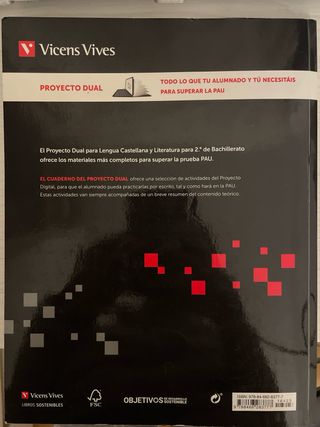DUAL LENGUA Y LITERATURA 2 BACH(DIGITAL+LIBRO+ACT)