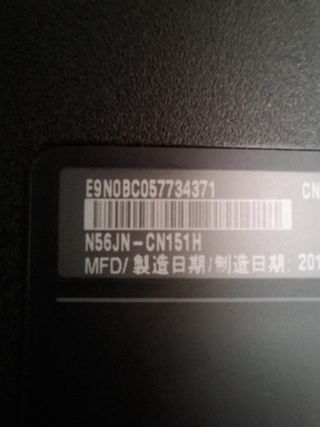 Notebook ASUS N56JN-CN151H Argento