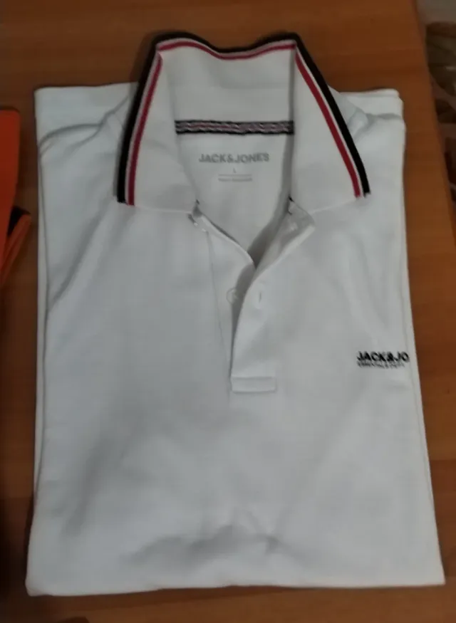 Polo JACK & JONES Uomo Taglia L Bianco