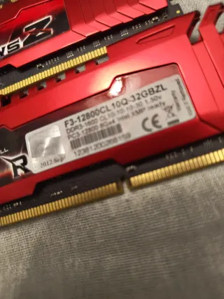 4x8gb G.Skill Ripjaws DDR3 1600MHz CL10 RAM