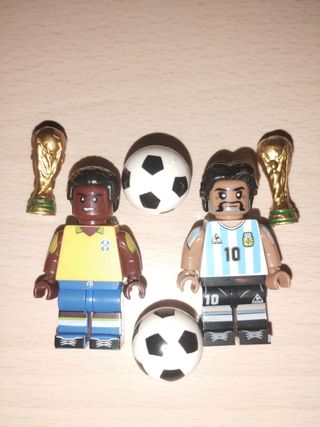 Maradona y Pelé selecciones fútbol compatible