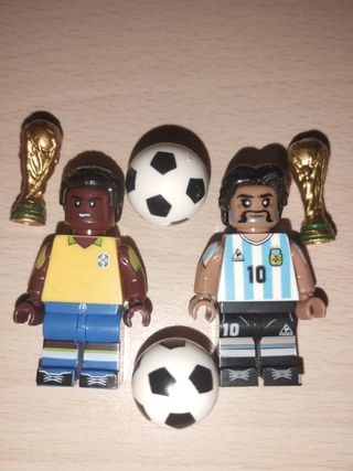 Maradona y Pelé selecciones fútbol compatible