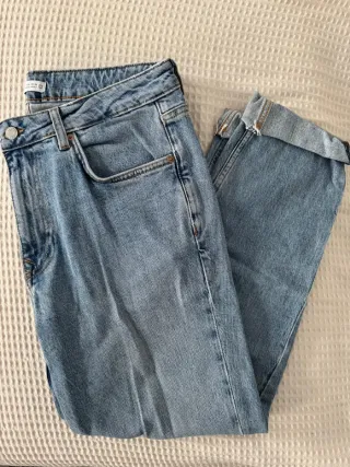 Vaqueros Zara Slim Fit Hombre Azul
