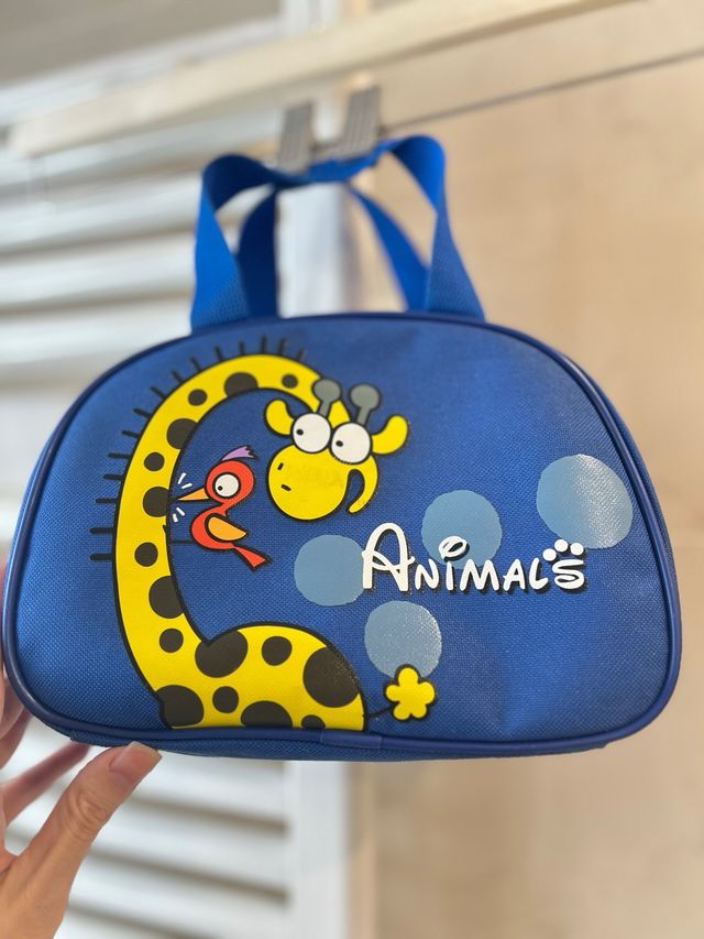 Bolso meriendero infantil de jirafa