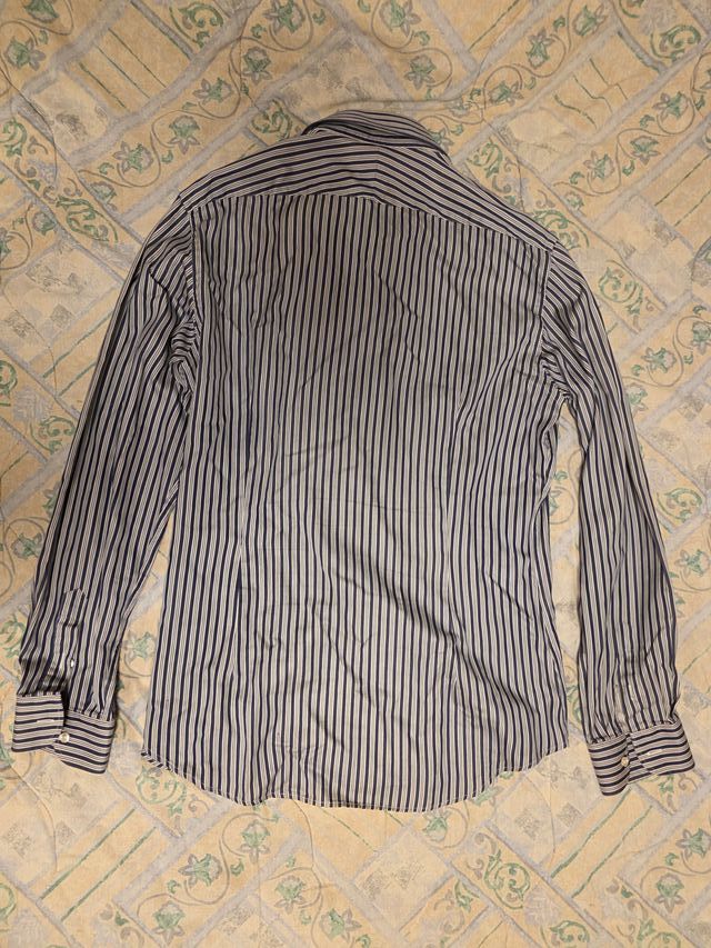 Camicia Nara Camicie righe blu e bianche taglia L
