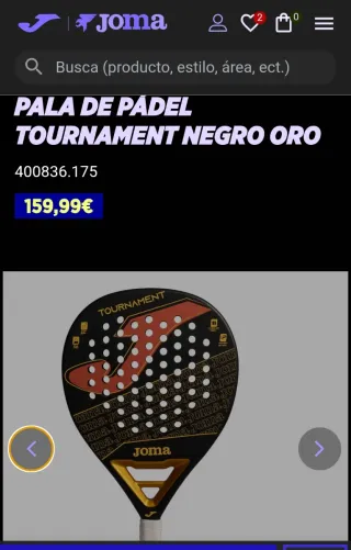 Pala de pádel Joma Tournament