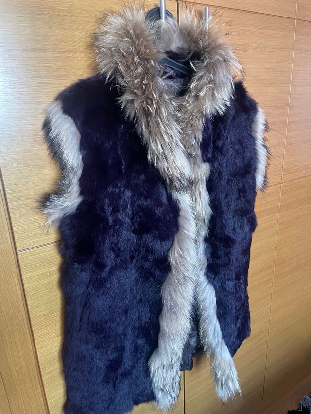 Chaleco de pelo talla L