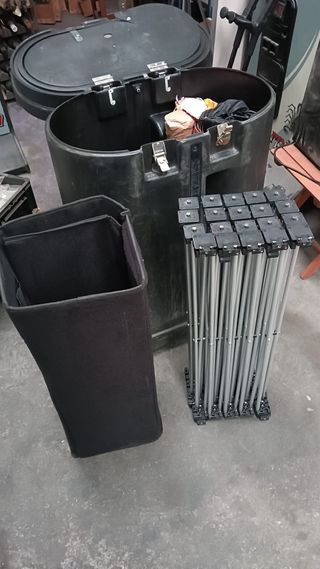 Estructura Pop Up Stand Photocall con Maleta