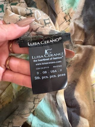 Sciarpa Luisa Cerano Seta Fantasia Unica