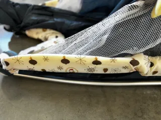 Cuna de viaje plegable