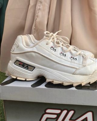 Zapatillas Fila Plataforma Blancas Talla 41