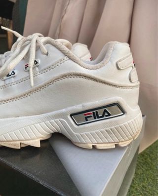 Zapatillas Fila Plataforma Blancas Talla 41