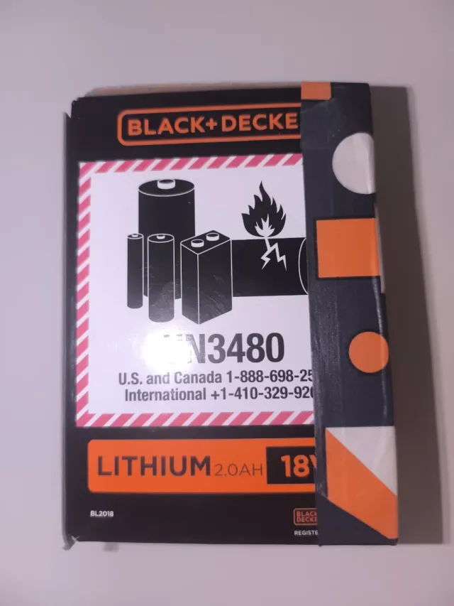 Batería Black+Decker 18V 2.0Ah Nueva