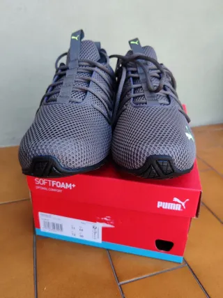 Scarpe Puma Uomo Grigio/Verde