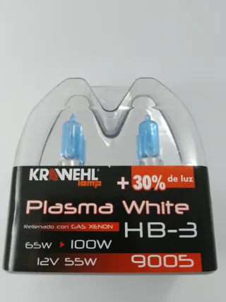 Bombillas Plasma White HB3 12V 9005