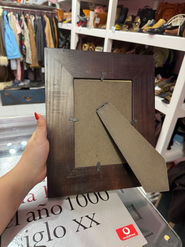 Portafoto etnico in legno Boho deco home