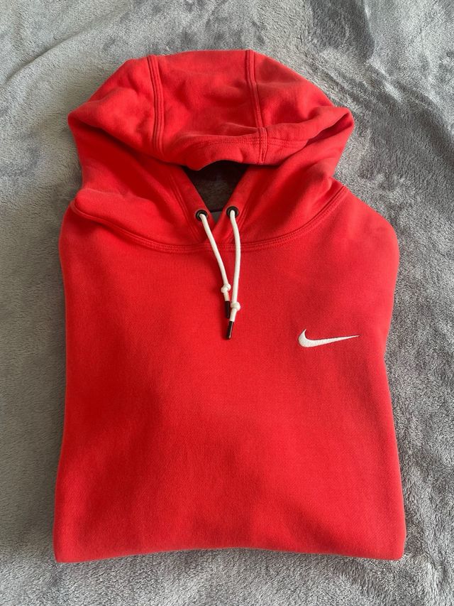 Sudadera Nike Roja y Gris