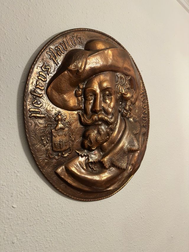 Placa Cobre Repujado Alto Relieve