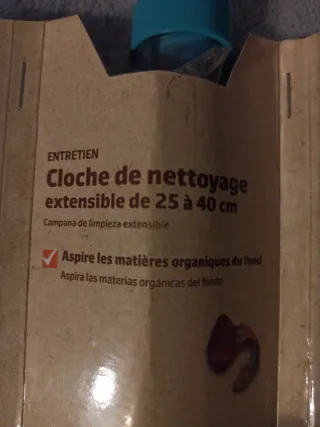 Campana limpieza para acuario Jardiland