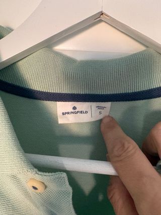 Polo Springfield Talla S Verde