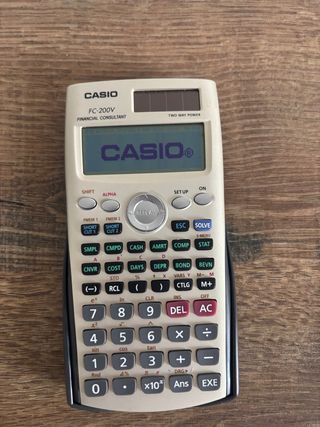 Calculadora Financiera Casio FC-200V