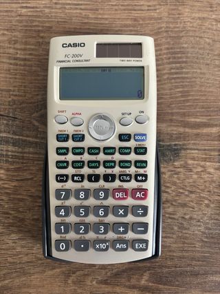 Calculadora Financiera Casio FC-200V