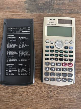 Calculadora Financiera Casio FC-200V