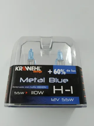 Bombillas H1 Metal Blue 12V 55W