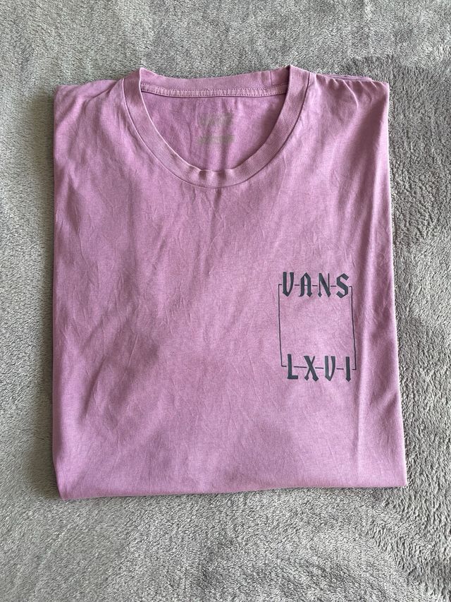 Camiseta Vans Rosa Talla L