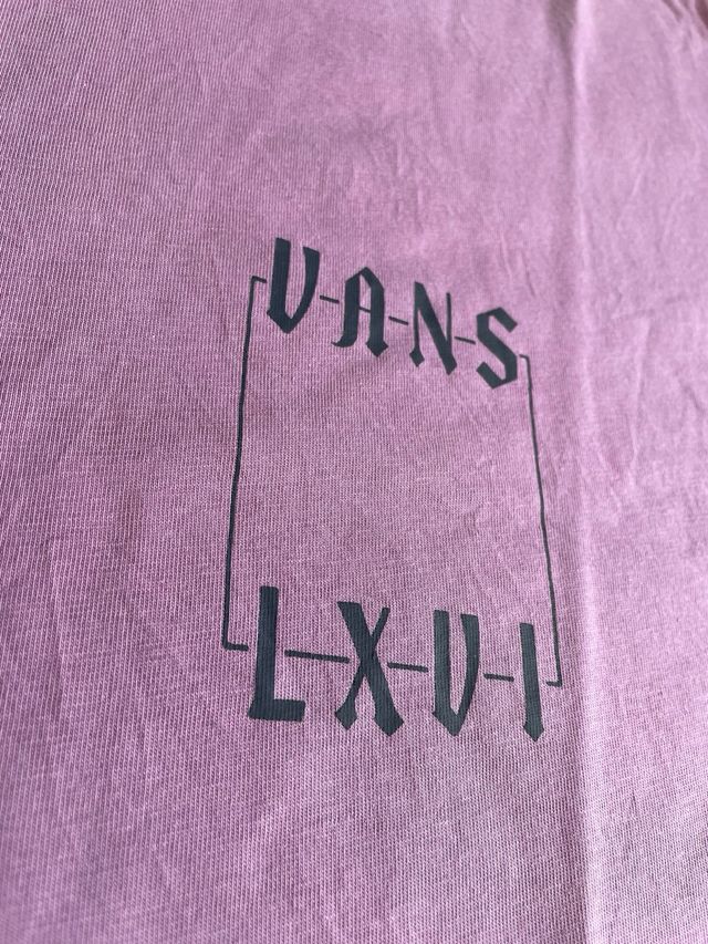 Camiseta Vans Rosa Talla L
