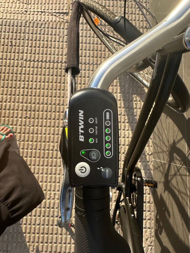 Bicicleta Eléctrica Paseo Negra