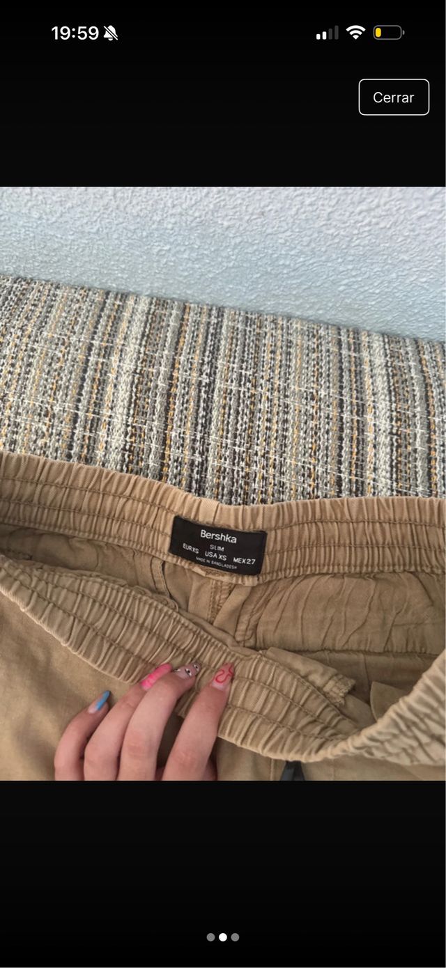 Pantalones Bershka marrones