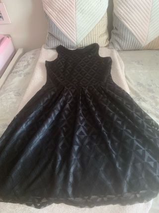 Vestido negro encaje talla S