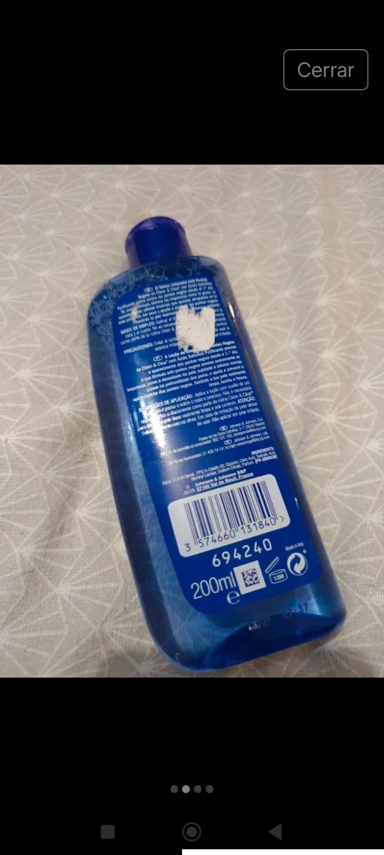 Clean & Clear Tónico Anti-Puntos Negros