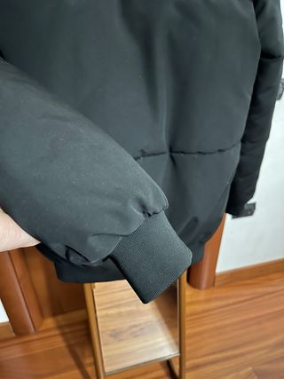 Giubbotto ragazzo McKenzie nero con cappuccio