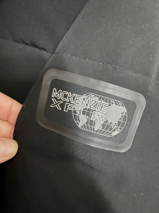 Giubbotto ragazzo McKenzie nero con cappuccio