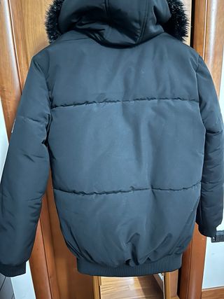 Giubbotto ragazzo McKenzie nero con cappuccio