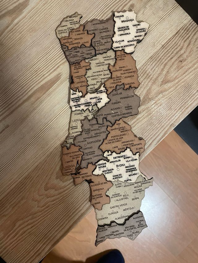 Mapa 3D Madeira Península Ibérica