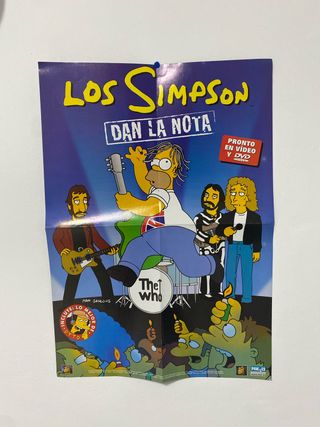 Póster Los Simpson Dan la Nota