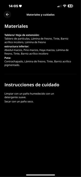 Mesa extensible IKEA EKEDALEN + 6 sillas